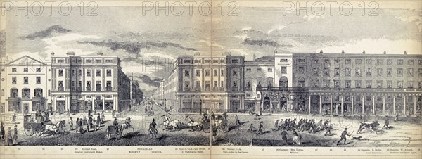 Panorama of London, 1849 Artist: George C Leighton