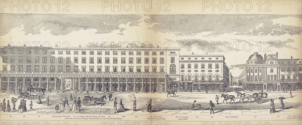 Panorama of London, 1849. Artist: George C Leighton