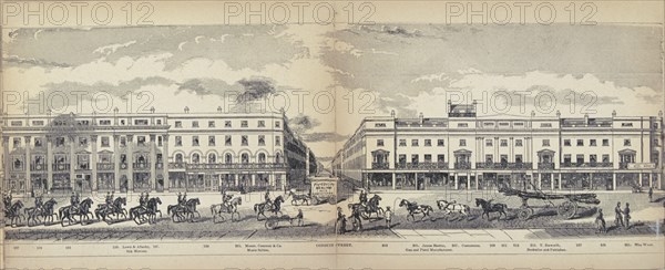 Panorama of London, 1849. Artist: George C Leighton