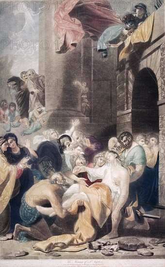 'The stoning of St Stephen', 1801. Artist: Valentine Green