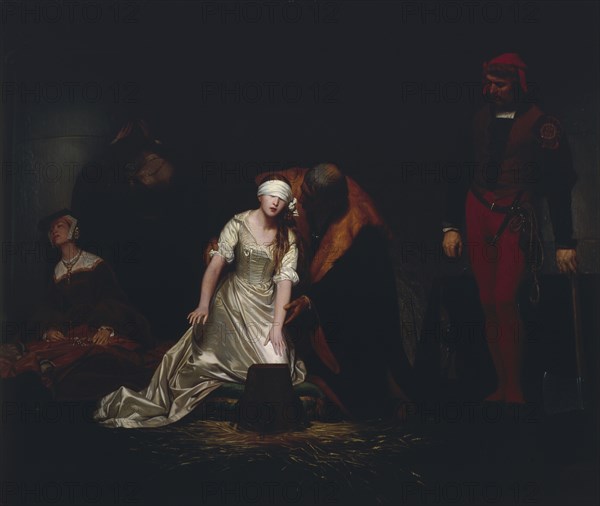The Execution of Lady Jane Grey', 1834. Artist: Paul Delaroche ...