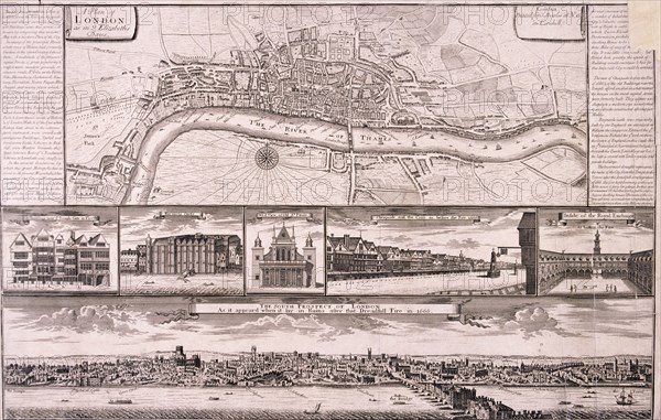 City of London, c1560, (c1750). Artist: Anon