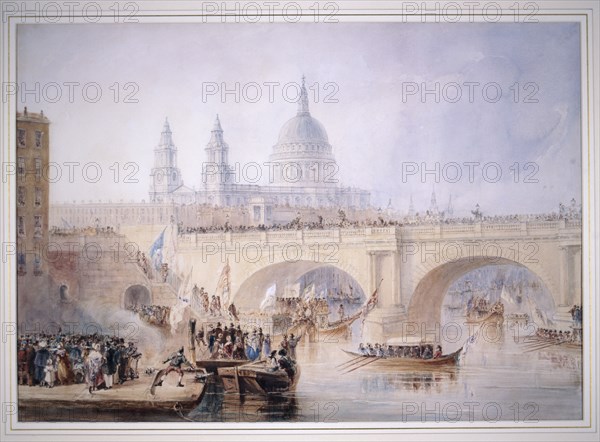 Blackfriars Bridge, London. Artist: Unknown