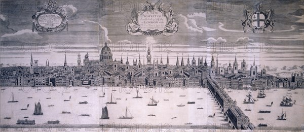 City of London, c1710. Artist: Anon