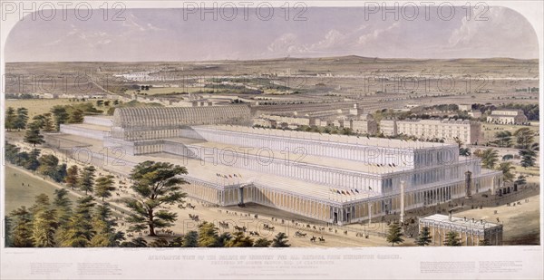 Great Exhibition, Hyde Park, London, 1851. Artist: Charles Burton