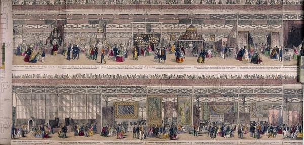 Great Exhibition, Crystal Palace, Hyde Park, London, 1851. Artist: Anon