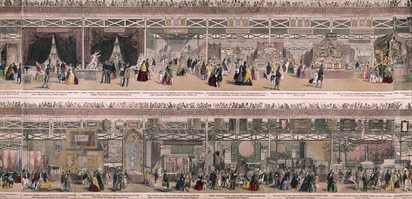 Great Exhibition, Crystal Palace, Hyde Park, London, 1851. Artist: Anon