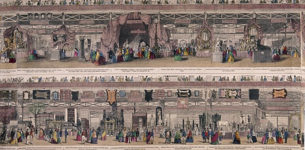 Great Exhibition, Crystal Palace, Hyde Park, London, 1851. Artist: Anon