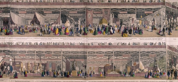 Great Exhibition, Crystal Palace, Hyde Park, London, 1851. Artist: Anon