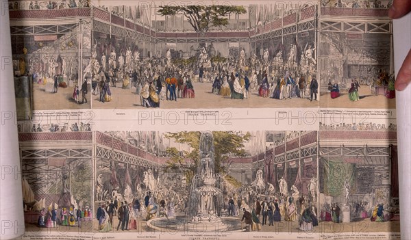 Great Exhibition, Crystal Palace, Hyde Park, London, 1851. Artist: Anon