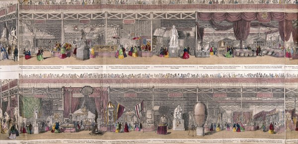 Great Exhibition, Crystal Palace, Hyde Park, London, 1851. Artist: Anon