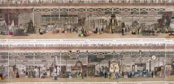 Great Exhibition, Crystal Palace, Hyde Park, London, 1851. Artist: Anon