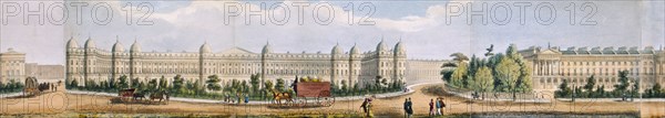 Panoramic view of the area around Regent's Park, London, 1831. Artist: Anon