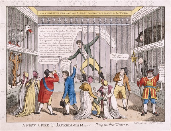 Sir Francis Burdett's imprisonment in the Tower of London, 1810. Artist: Anon