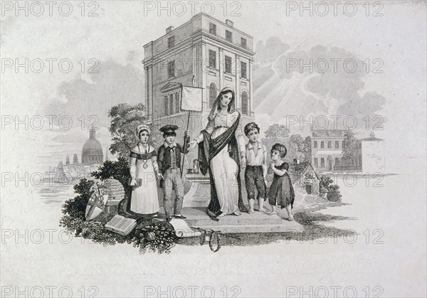 St Anne's Society School, London, c1810. Artist: Anon