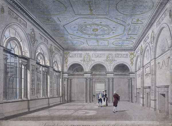 Bank of England, Threadneedle Street, London, c1790. Artist: Thomas Malton II