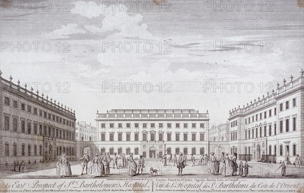 St Bartholomew's Hospital, London, 1752. Artist: Anon