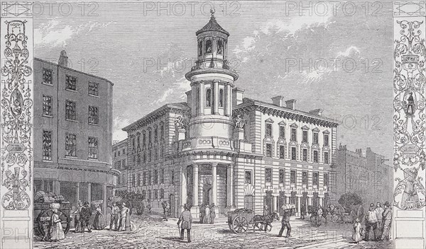 Coal Exchange, London, 1849. Artist: Anon