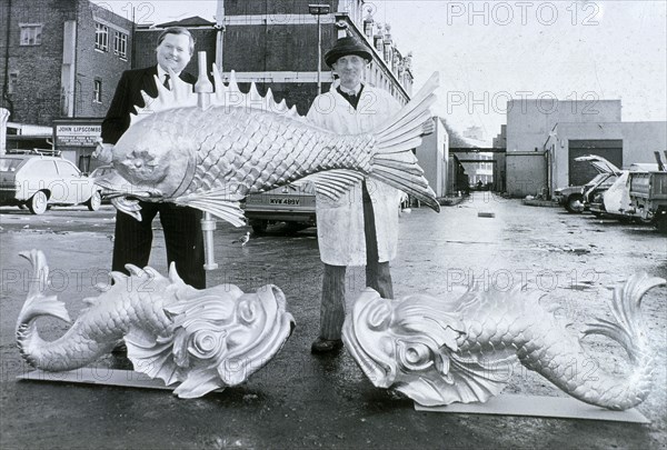 Weather vanes, Billingsgate Market, c1981. Artist: Anon