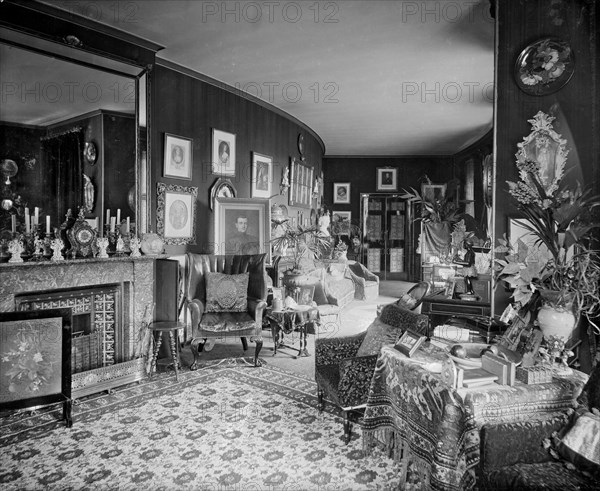 The green corridor in the White Lodge, Richmond Park, London, 1892