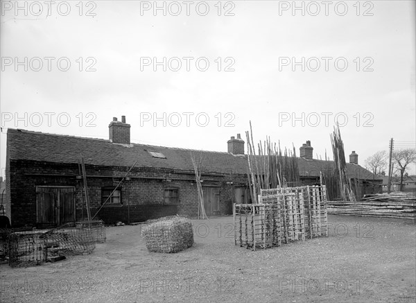 Cratemakers' workshops, Greenfields Pottery, Tunstall, Stoke-on-Trent, Staffordshire, 1960
