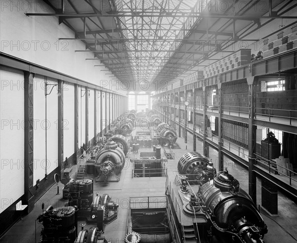 London Transport Generating Station, Lots Road, Chelsea, London, 1905