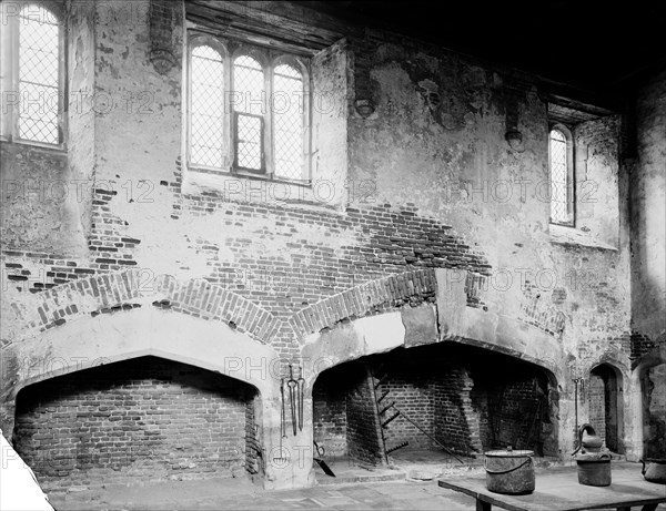 The Great Kitchen, Hampton Court Palace, London, 1935