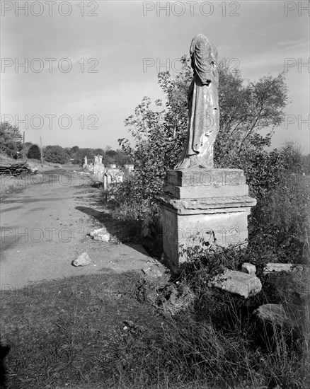 The remains of an Italianate terrace in Crystal Palace Park, Bromley, 1981