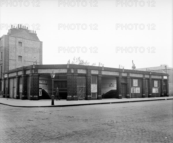 Marylebone Underground Station, Great Central Street, London, 1907