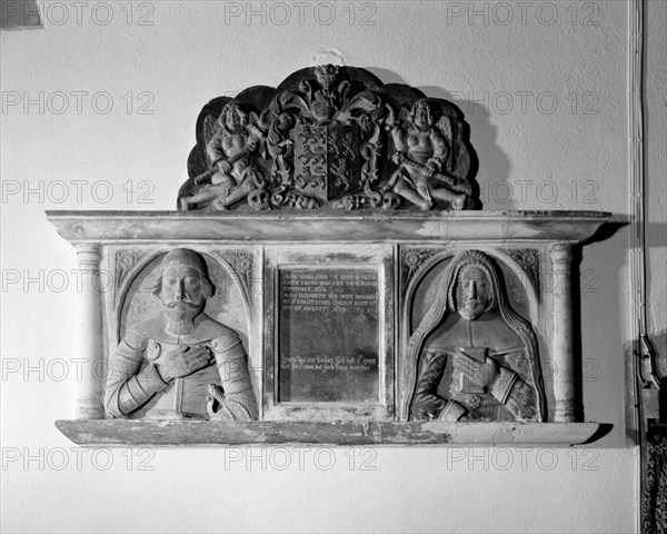 The Carew monument, St Mary's Church, Bickleigh, Devon, 2000