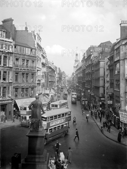 Cheapside, City of London, looking east, c1920s