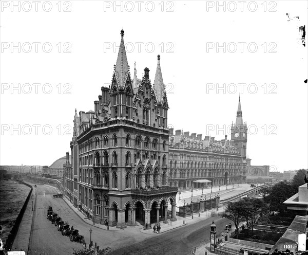 St Pancras Hotel (Midland Grand Hotel), Camden, London. Creator: Bedford Lemere and Company.