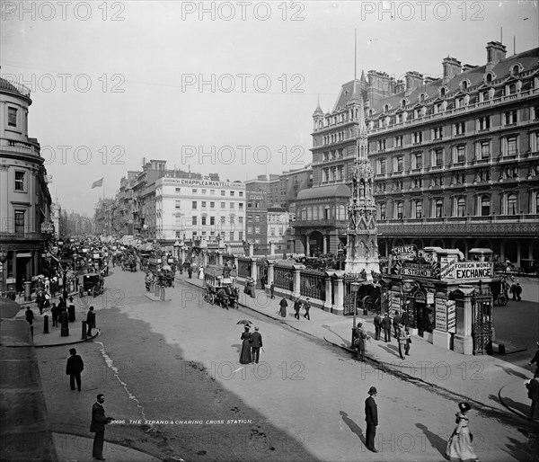 Charing Cross Station and Hotel, Westminster, after 1881