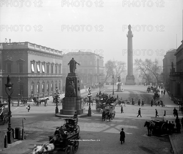 Waterloo Place, London, after 1881