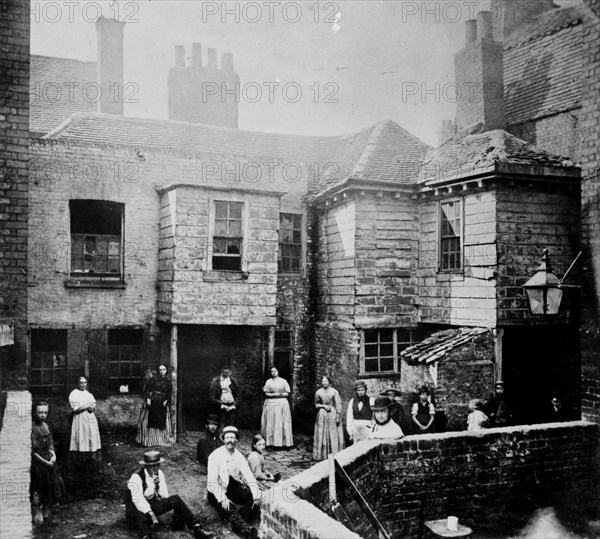 Market Court, Kensington High Street, London, c1895