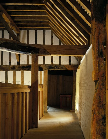 First Floor Gallery, Medieval Merchant's House, French Street, Southampton, Hampshire, 1988