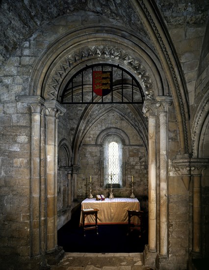 The Upper Chapel at Dover Castle, Kent, 1997