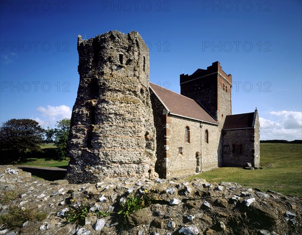 Roman lighthouse, Dover, Kent, 1996