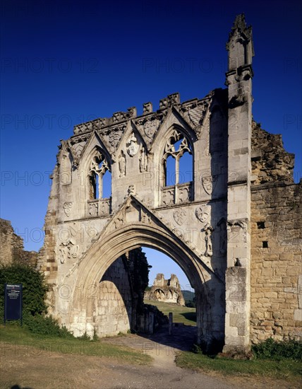 The Augustinian priory at Kirkham, North Yorkshire, 1999