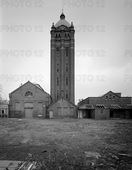 Hollymoor Water Tower, Tessall Lane, Longbridge, Birmingham, West Midlands, 2000