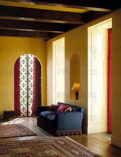 A corner of the Italian Drawing Room at Eltham Palace, Greenwich, London, 1999