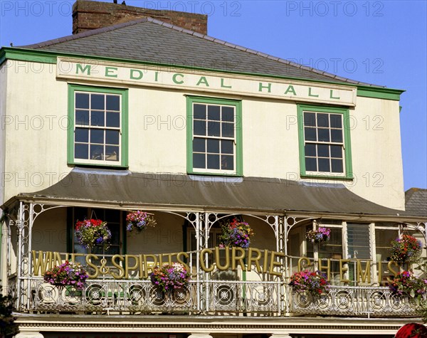 Currie Chemist, Broad Street, South Molton, Devon, July 2000