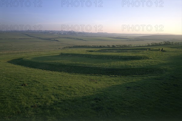 Roman fortlet on Swarthy Hill near Maryport, Cumbria, 1996