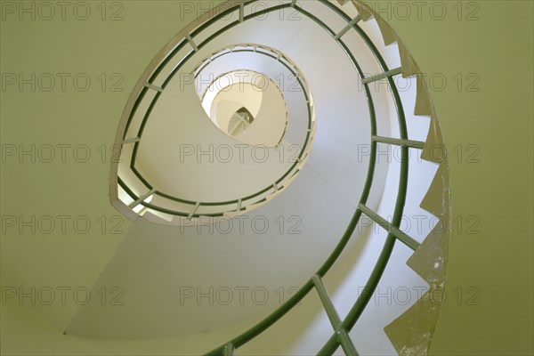 Staircase inside Dungeness lighthouse, Shepway, Kent, 1997