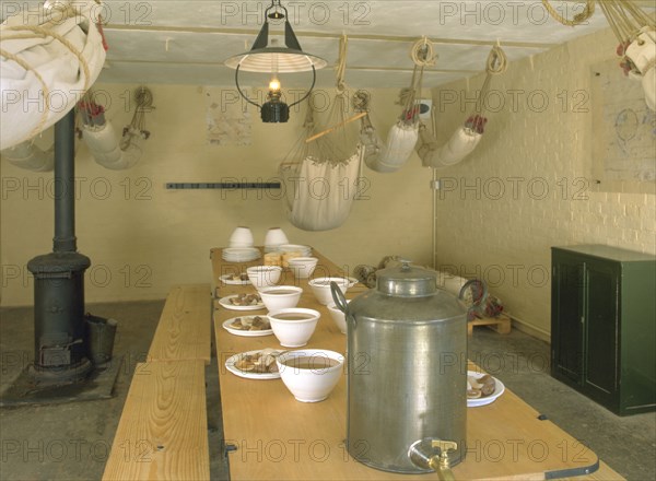 War shelter at Pendennis Castle, Falmouth, Cornwall, 1998