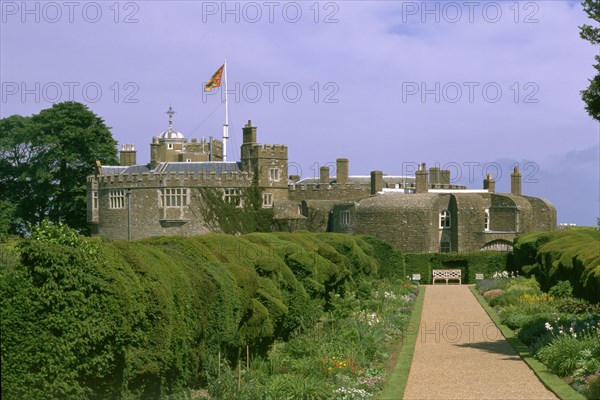 Yew Walk at Walmer Castle, Deal, Kent, 1998