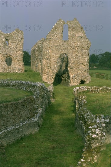 The water channel and reredorter, Castle Acre Priory, Norfolk, 1997
