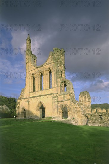 Monastic church, Byland Abbey, North Yorkshire, 1998