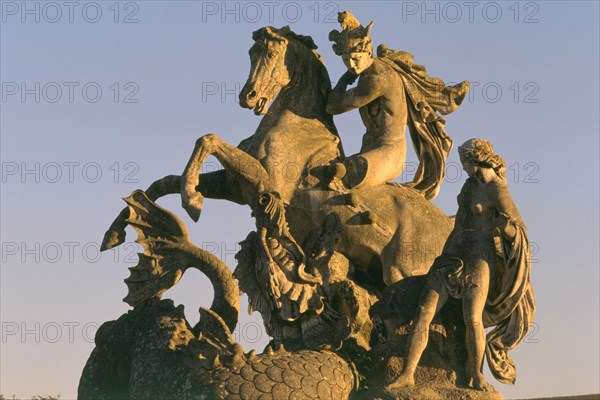 The Perseus and Andromeda Fountain, Witley Court, Great Witley, Worcestershire, 1996