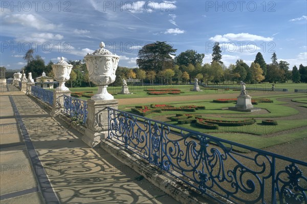 The parterre at Wrest Park, Bedfordshire, 1996